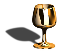 Golden Chalice Rendering